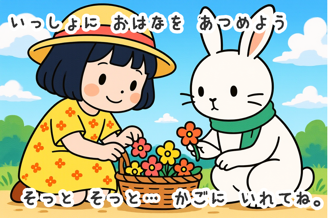 みとちゃんの絵本の4ページ目